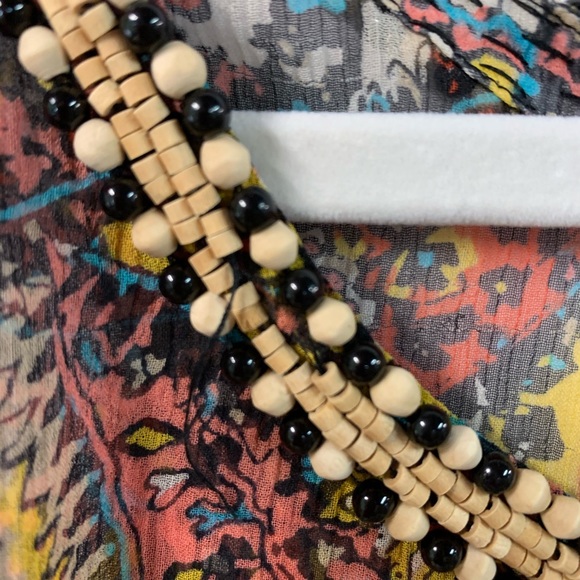 JOIE Silk Chiffon Semi-Sheer Tank, M - Picture 9 of 11